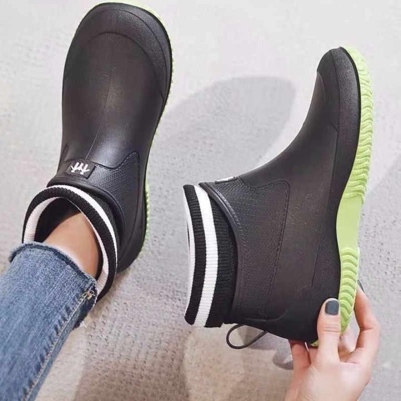Men Shoes Offer - Soft Men's Rain Boots Young Non