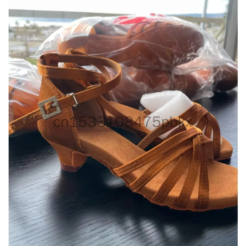 Men Shoes Kinds - Adult Kind Satin Latin Dance Shoes