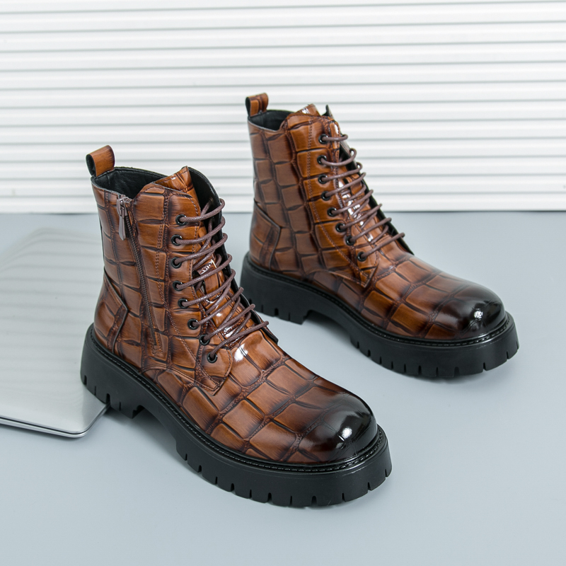Men Shoes Brands - Summer Men Fashion Chelsea Boots Black