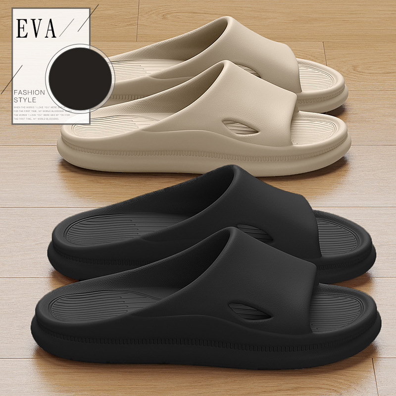 Men'S Shoes For Summer - Silent Summer Slippers Breathable Bathroom Sandals