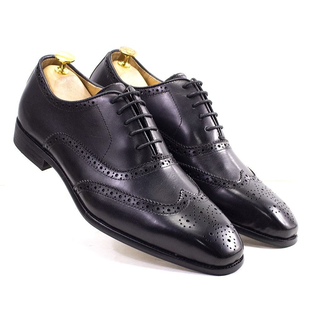 Oxford Brogue Leather - Kích Thước 6-13 Thủ Công Nam