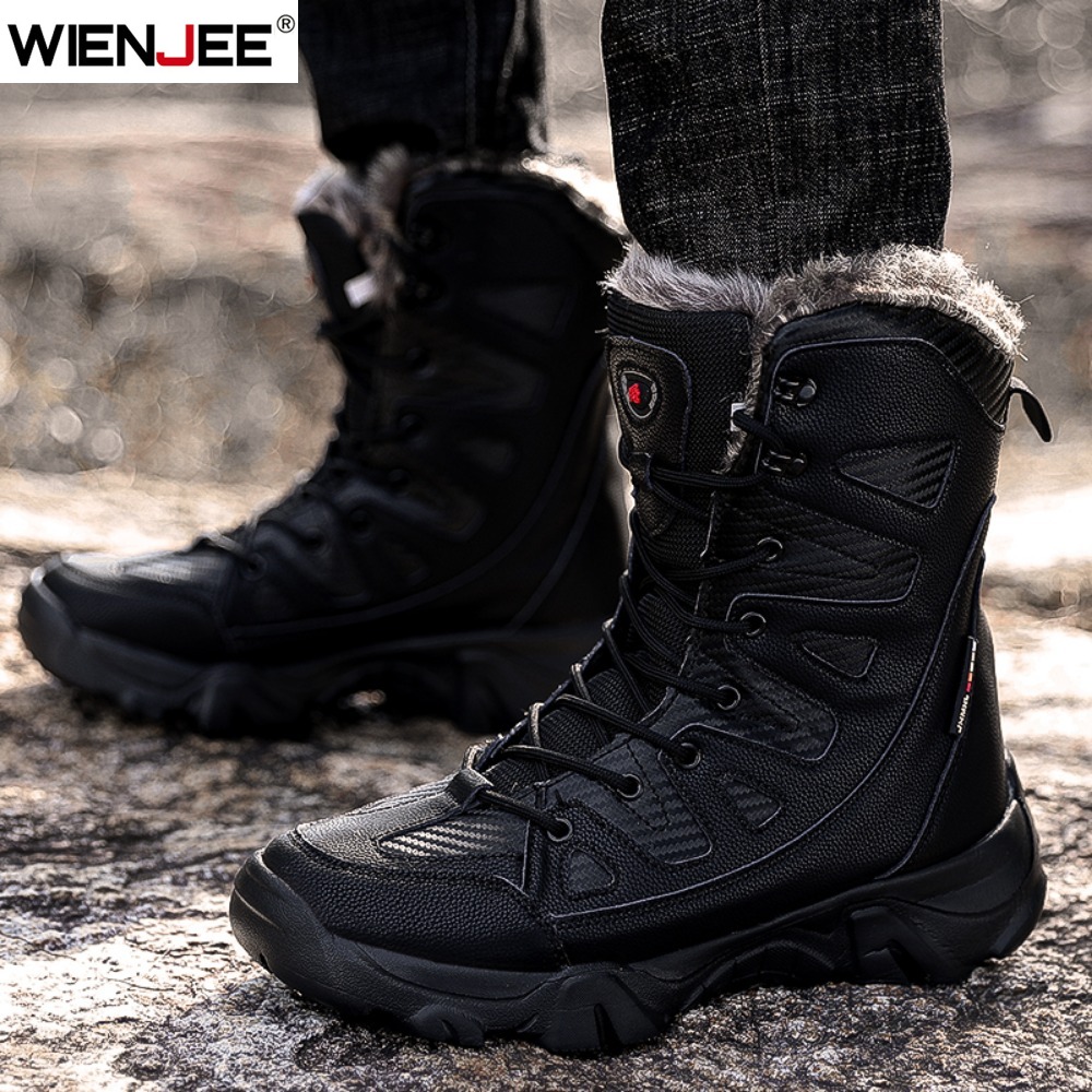 Winter Waterproof Men Boots Pl - đánh giá và giá Men Shoes Everyday