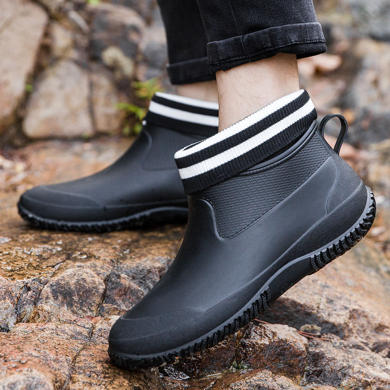 Soft Men's Rain Boots Young No - đánh giá và giá Men Shoes Offer