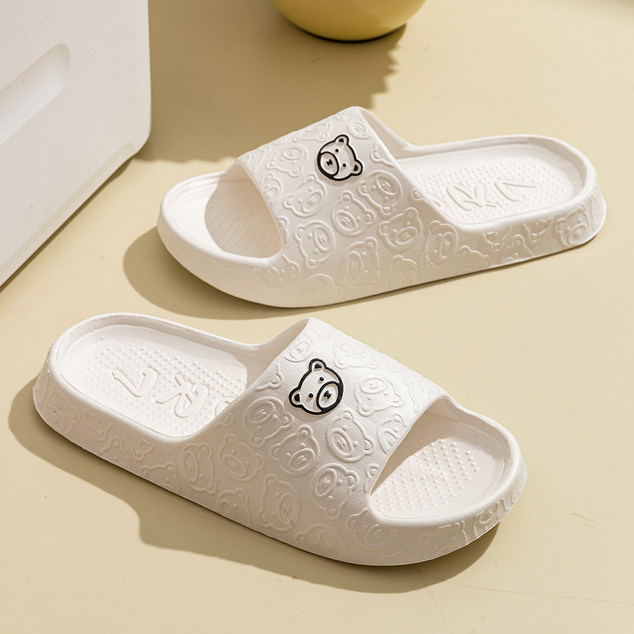 Printting Cute Bear Women Slip - đánh giá và giá Men'S Shoes For Summer