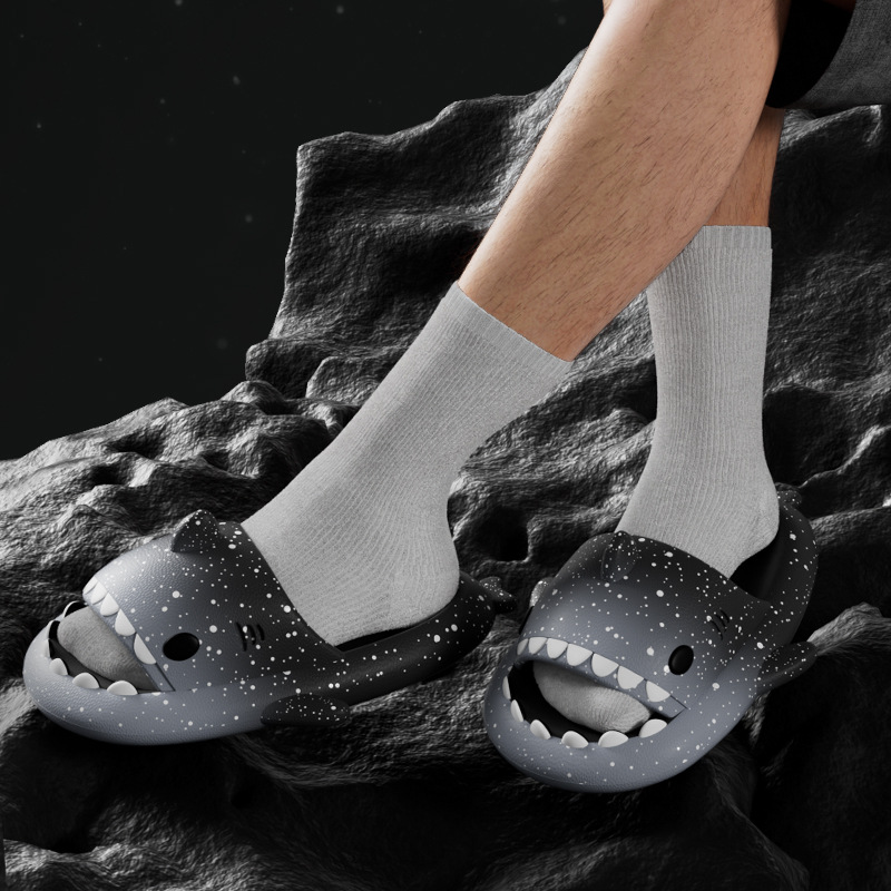 Cute Cartoon Shark Slippers Fo - đánh giá và giá Men'S Shoes For Summer