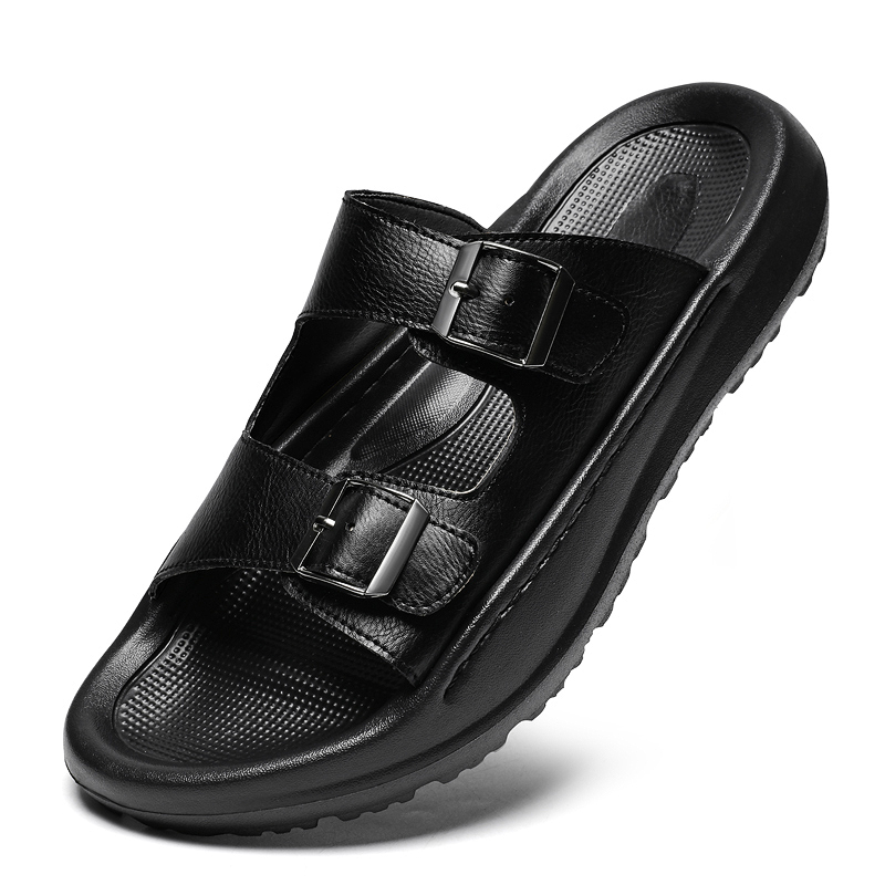 Mens Slip On Sandals Leather S - đánh giá và giá Men'S Shoes With Velcro