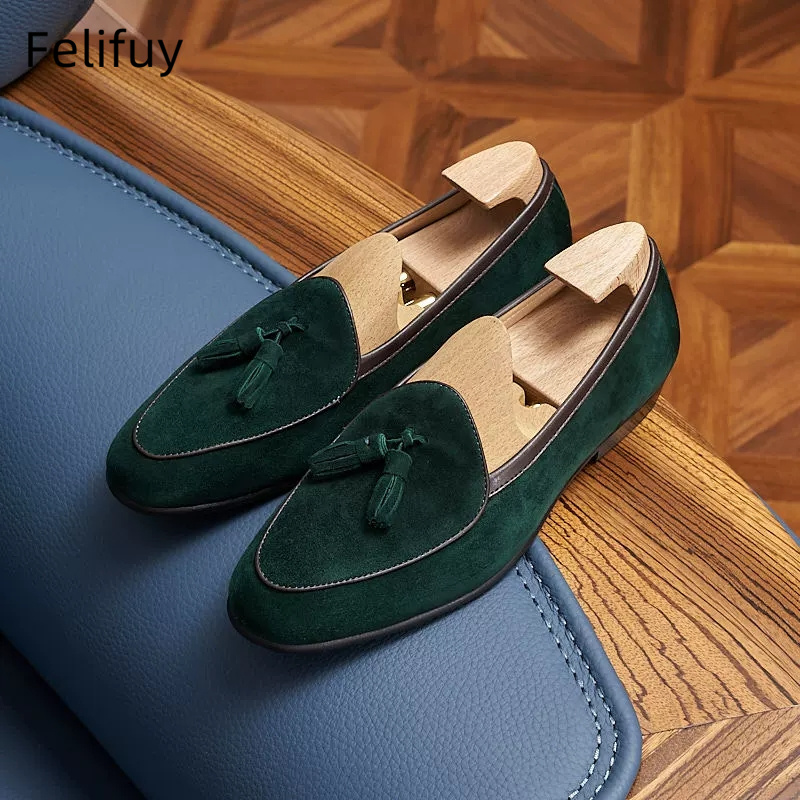 Italian kinds Cow Suede Men's  - đánh giá và giá Men Shoes Kinds