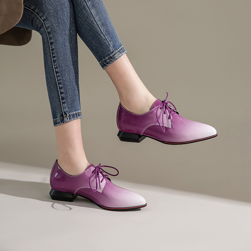 British Women Oxfords Gradient - đánh giá và giá Oxford Brogue Leather