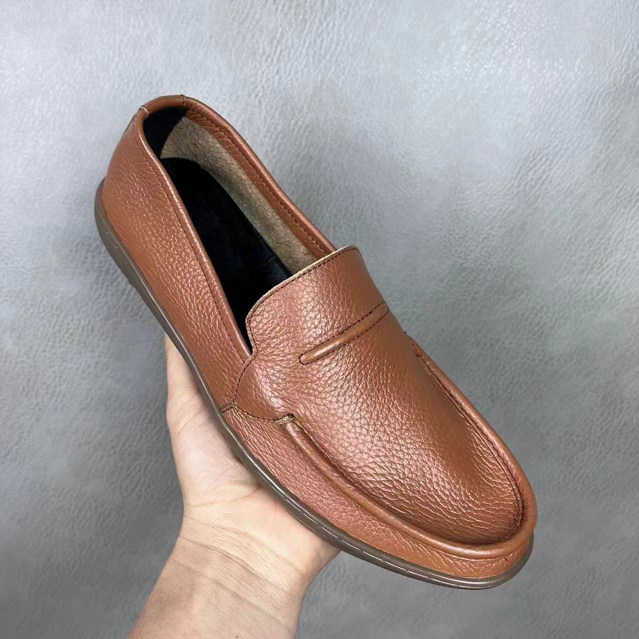 Low-Top Round Toe Men's Leathe - đánh giá và giá Men Shoes Offer