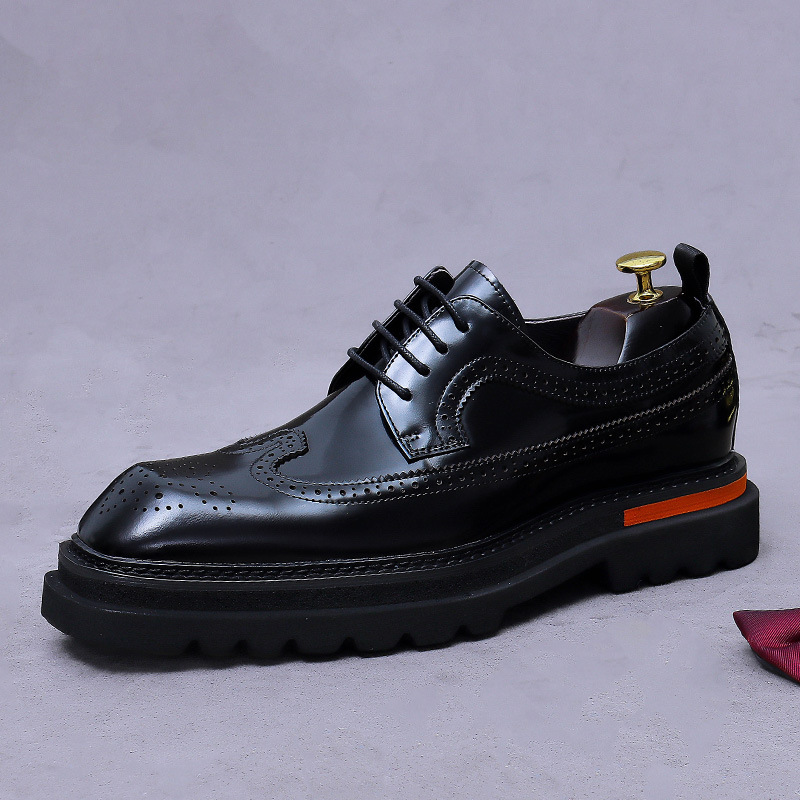 Men's Brogue Platform Oxford S - đánh giá và giá Oxford Brogue Leather