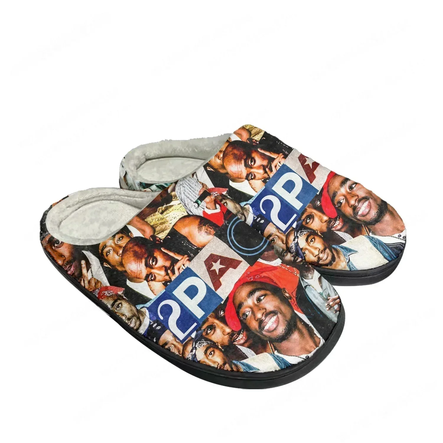 2Pac Hip Hop Rapper Tupac Pop  - đánh giá và giá Men Shoes Black