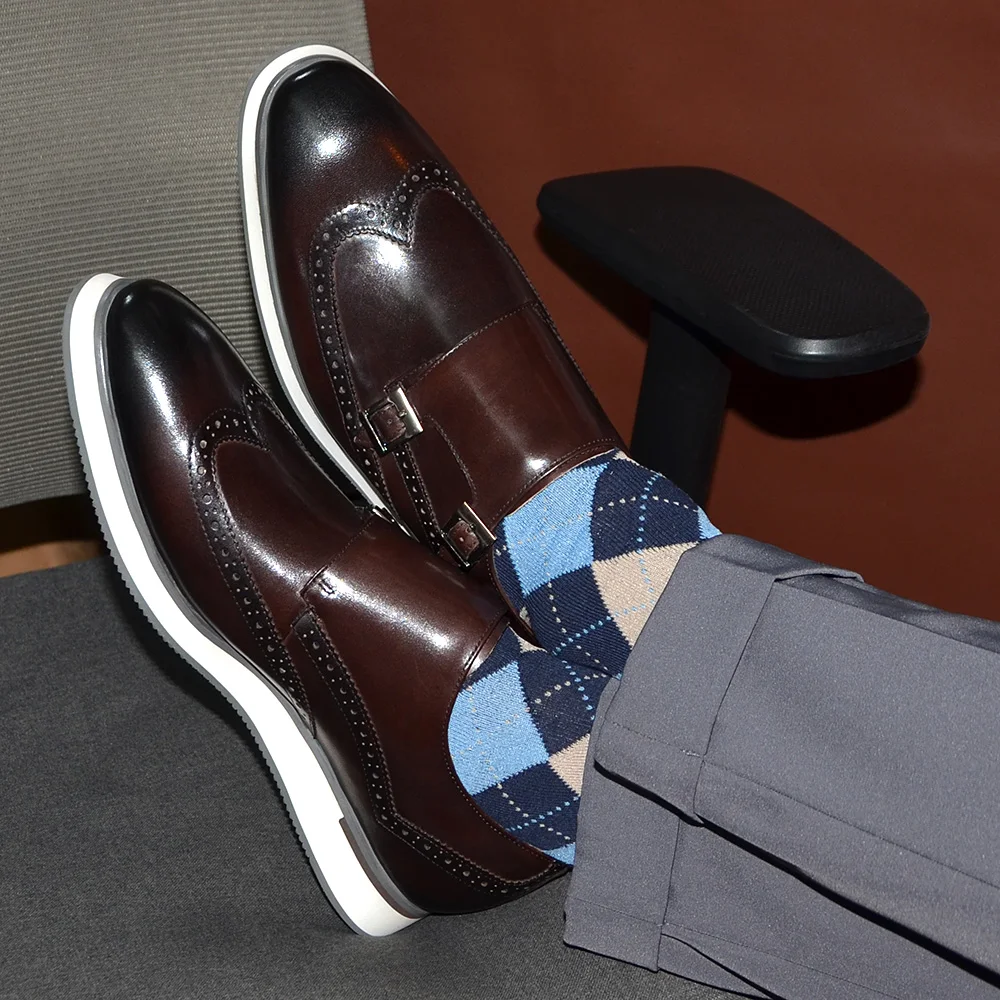 European Luxury Mens Sneakers  - đánh giá và giá Oxford Brogue Leather