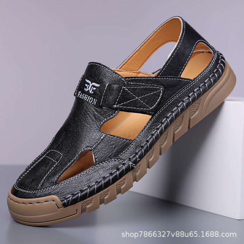 Hole shoes men's summer new ha - đánh giá và giá Men'S Shoes With Velcro