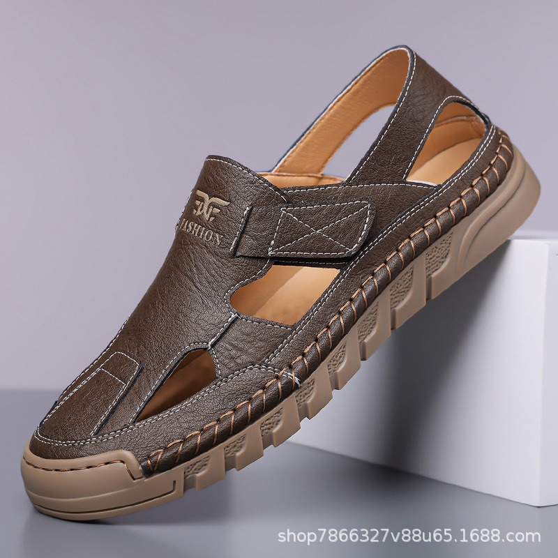 Hole shoes men's summer new ha - đánh giá và giá Men'S Shoes With Velcro