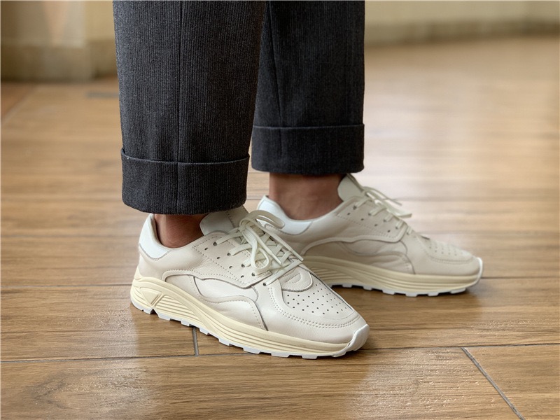 Round-toe Lace-up Casual White - đánh giá và giá Men'S Shoes Hugo Boss