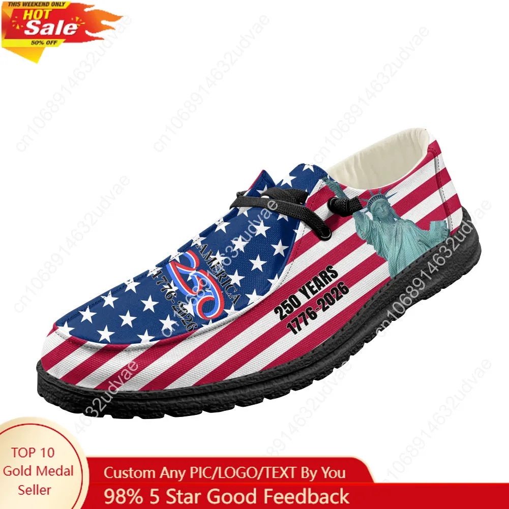 America 250th Anniversary 1776 - đánh giá và giá Men Shoes Black