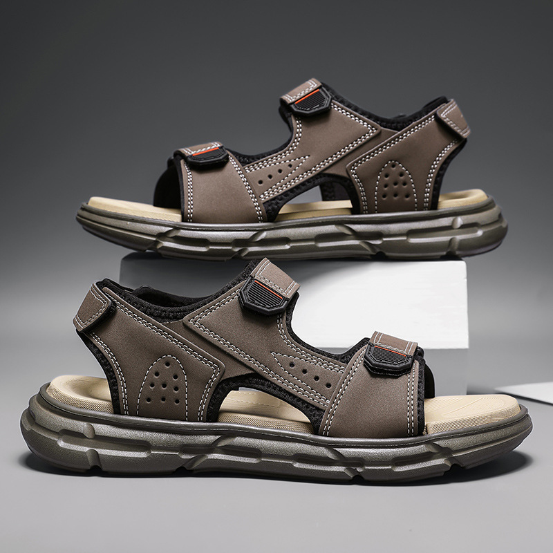 Men's summer outdoor sandals,  - đánh giá và giá Men'S Shoes With Velcro