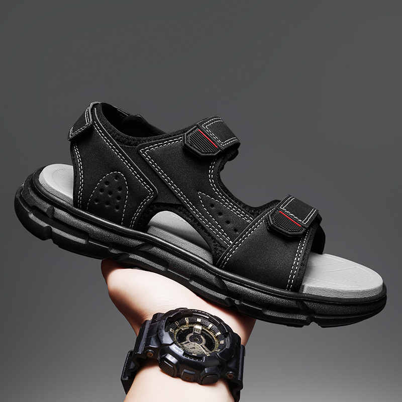 Men's summer outdoor sandals,  - đánh giá và giá Men'S Shoes With Velcro