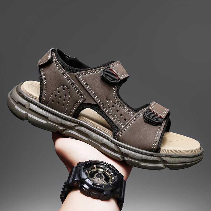 Men's summer outdoor sandals,  - đánh giá và giá Men'S Shoes With Velcro