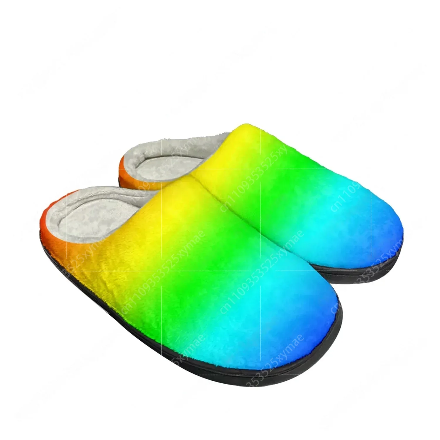 Rainbow Flag Pattern Home Cott - đánh giá và giá Men Shoes Black