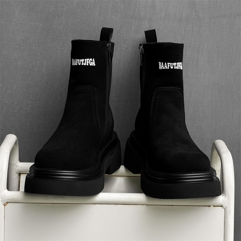 Winter Europe America Retro Th - đánh giá và giá Men'S Shoes Increase Height