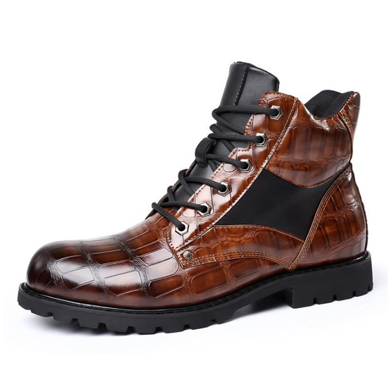 Brand Men Boots Grid Pattern S - đánh giá và giá Men Shoes Brands