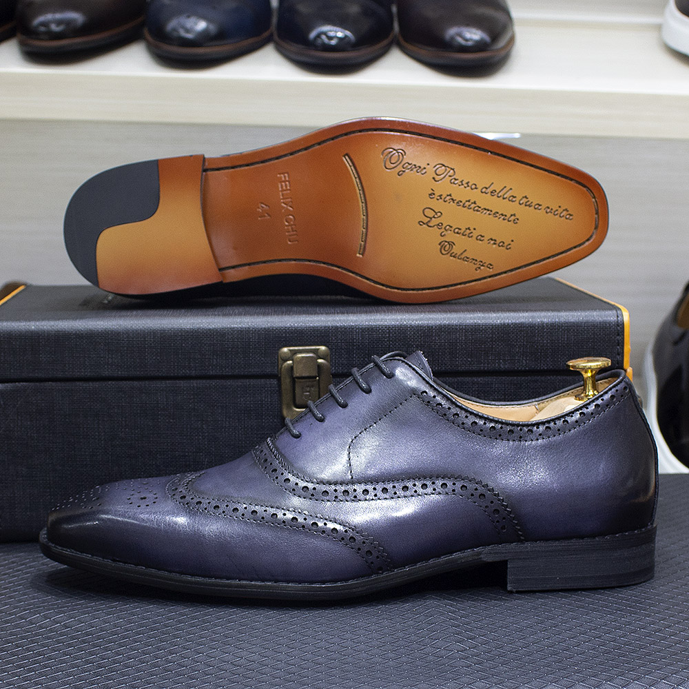 Kích Thước 6-13 Thủ Công Nam W - đánh giá và giá Oxford Brogue Leather