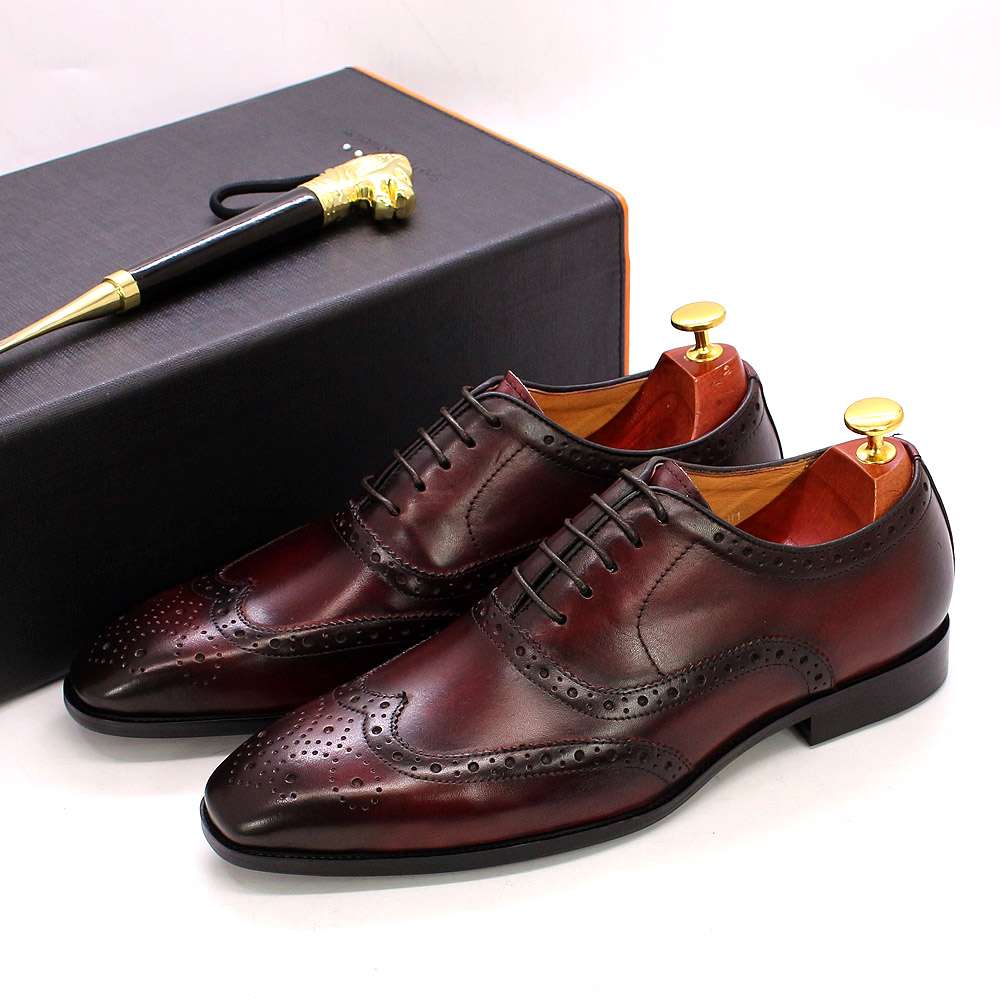 Kích Thước 6-13 Thủ Công Nam W - đánh giá và giá Oxford Brogue Leather