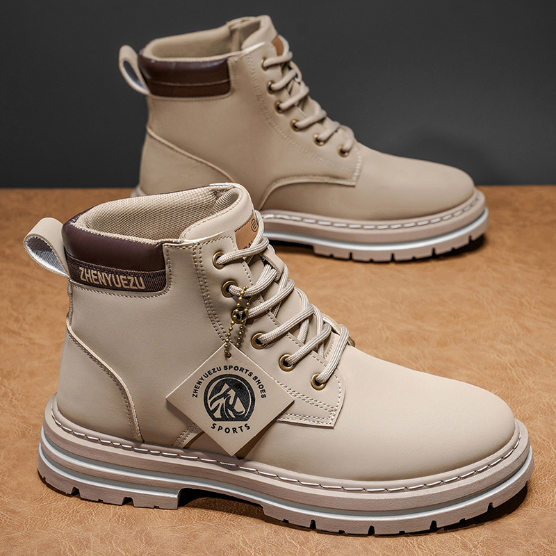 Autumn and Winter Retro Short  - đánh giá và giá Men'S Shoes Increase Height
