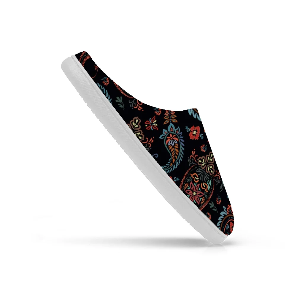 Black floral print Keep Smilin - đánh giá và giá Men Shoes Black