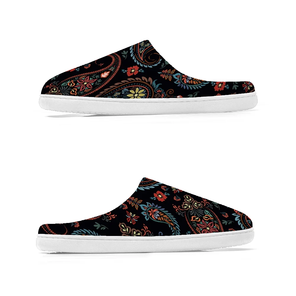 Black floral print Keep Smilin - đánh giá và giá Men Shoes Black