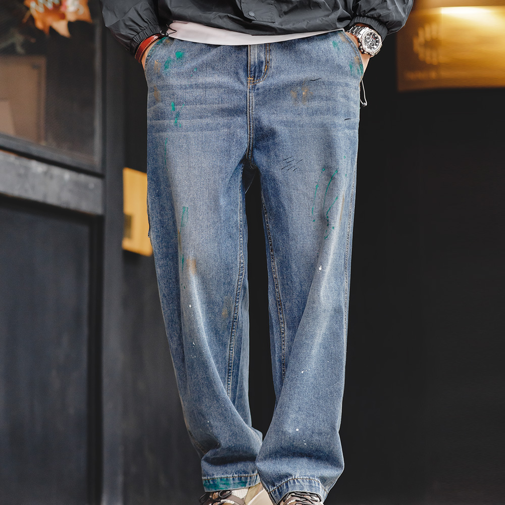 Maden Light Blue Splash-ink Gr - đánh giá và giá Levis Jeans 501