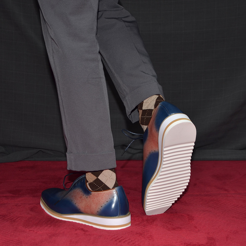 Luxury Plain Toe Duotone Color - đánh giá và giá Oxford Brogue Leather
